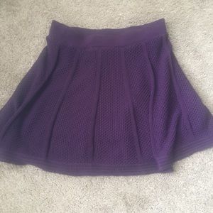 Forever 21 Purple woven skater skirt